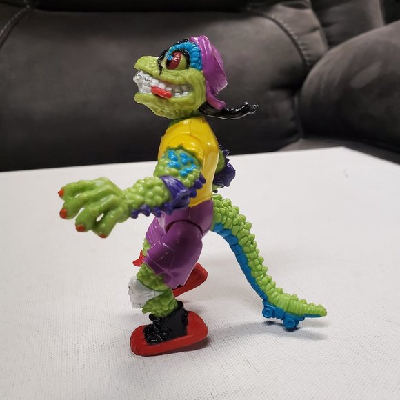 Action Figure - Mondo Gecko - Teeage Mutant Ninja Turtles - 1990 Vintage 4 1/2" - Picture 4 of 5